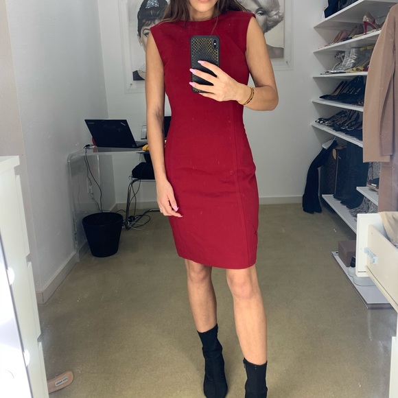 Tahari Petite Two-Piece Work Dress - Picture 4 of 5